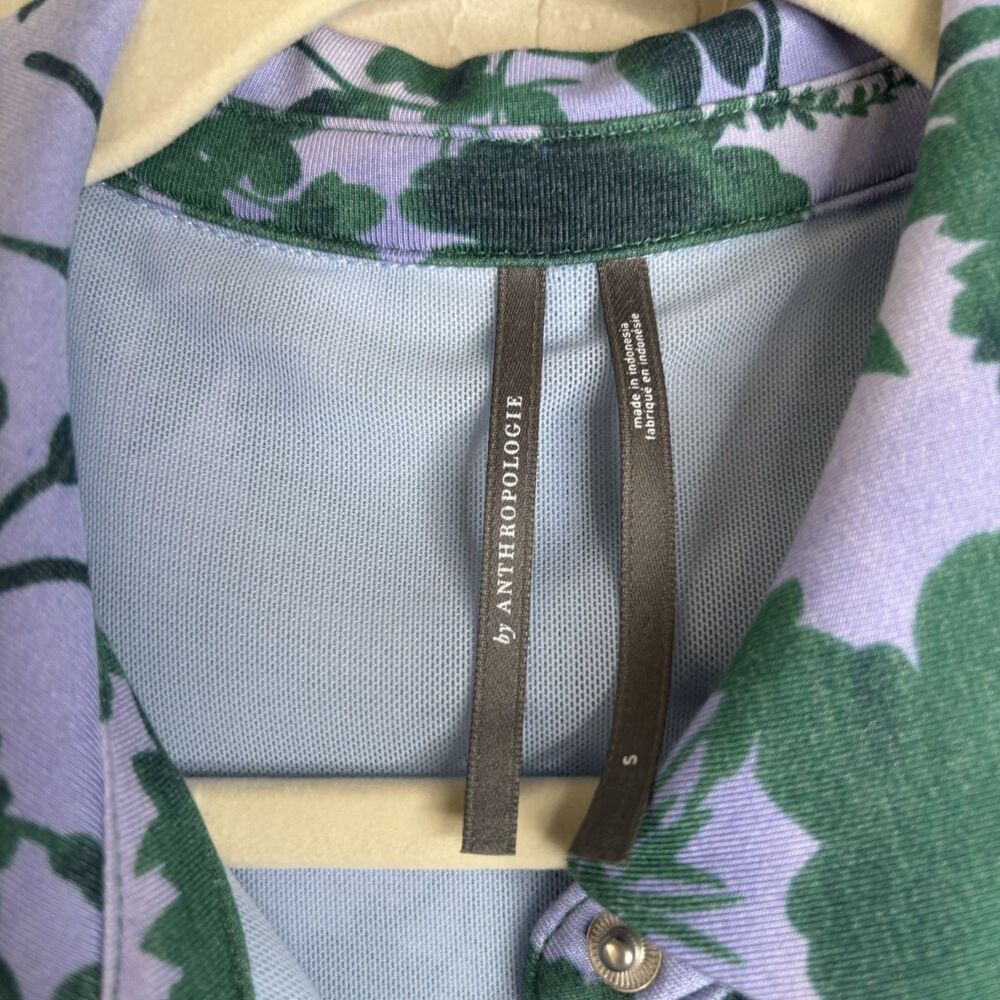 Anthropologie Midi Front Tie Shirt Dress - Picture 3 of 8